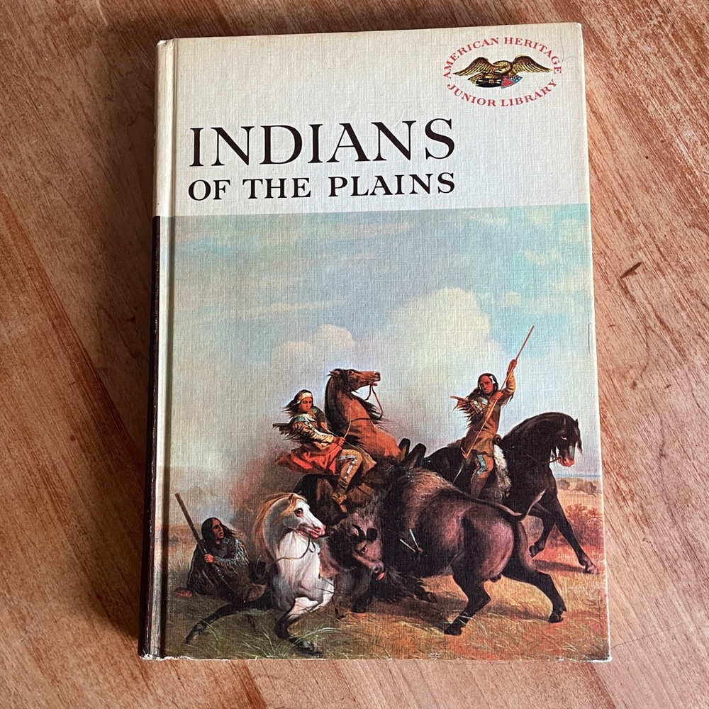 Indians of the Plains book, 1960, Hardcover